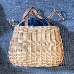 Y2K Kenneth Cole Wicker Basket Bag